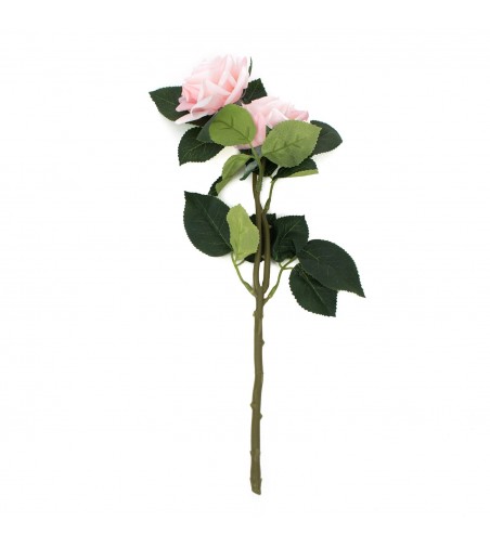 Trandafir artificial F419-314 Pami Flower 35 cm Roz Pal