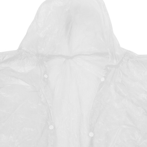 Pelerina de ploaie cu capse Pami, 100x80 cm, Alb