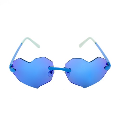 Ochelari de soare dama Crazy in Love, OF-60, 13.5x13.5x5.5 cm, Albastru