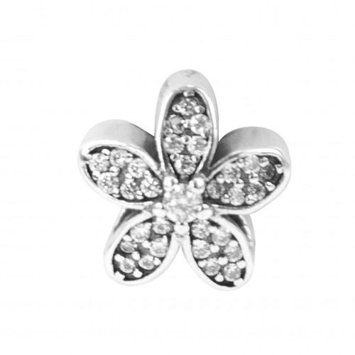 Talisman Floare Argint S925 cu cristale zirconiu