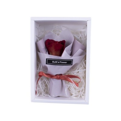 Cutie Cu Buchet din Flori Sapun Pami